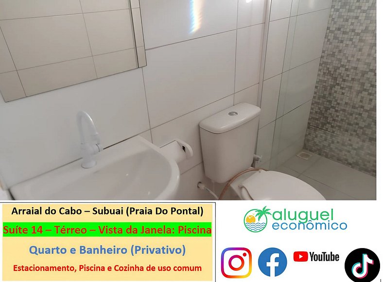 Subuai Village - Suite 14 - Arraial do Cabo - Alquiler Econó