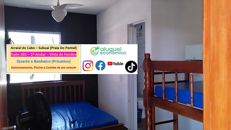 Subuai Village - Suite 201 - Arraial do Cabo - Economic Rent