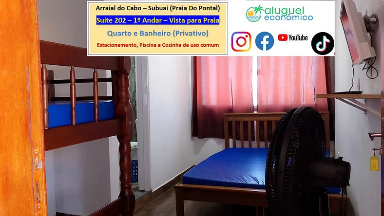 Subuai Village - Suite 202 - Arraial do Cabo - Alquiler Econ