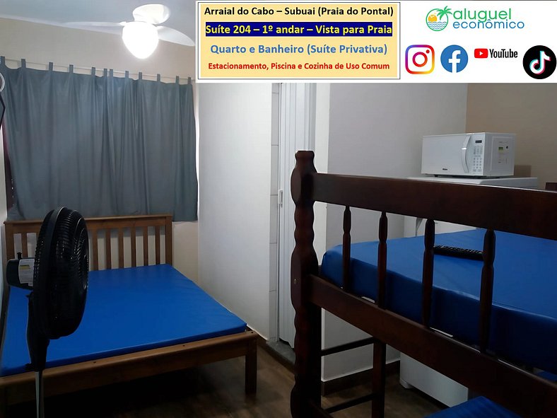 Subuai Village - Suite 204 - Arraial do Cabo - Economic Rent