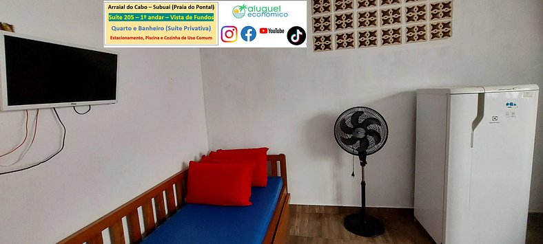 Subuai Village - Suite 205 - Arraial do Cabo - Economic Rent