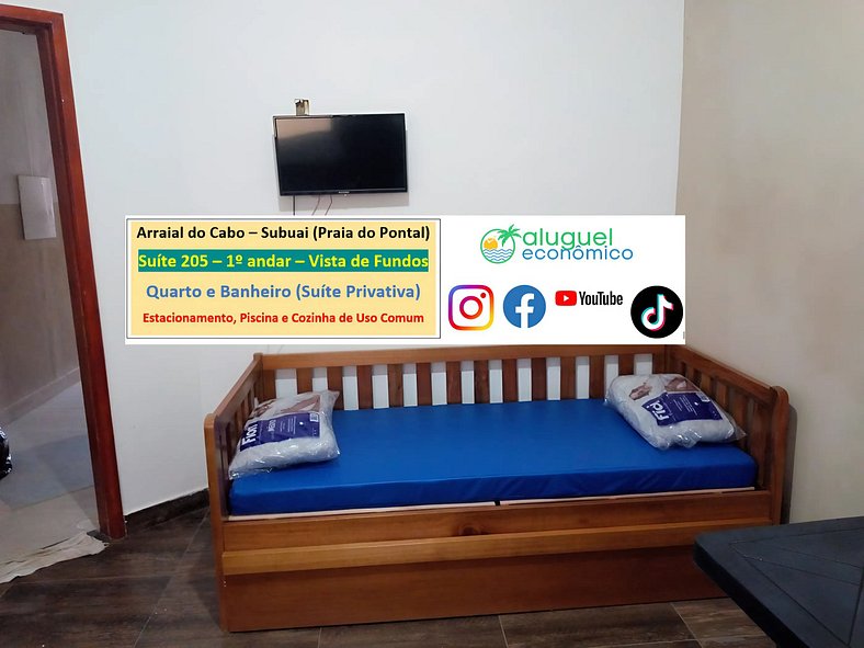 Subuai Village - Suite 205 - Arraial do Cabo - Economic Rent