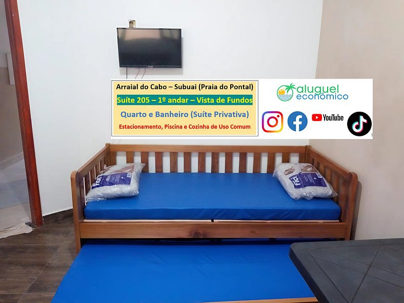 Subuai Village - Suite 205 - Arraial do Cabo - Economic Rent