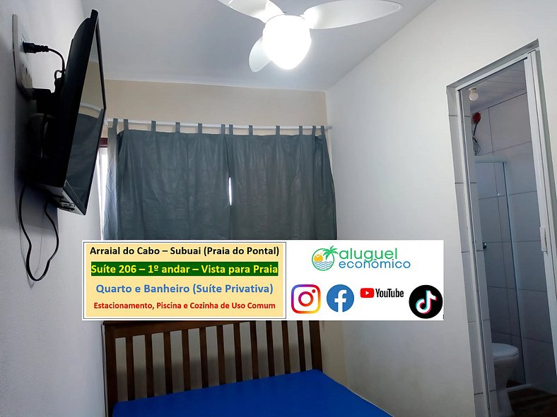 Subuai Village - Suite 206 - Arraial do Cabo - Economic Rent