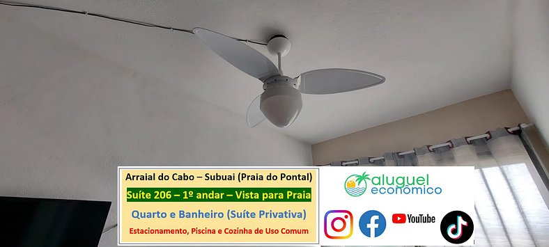 Subuai Village - Suite 206 - Arraial do Cabo - Economic Rent