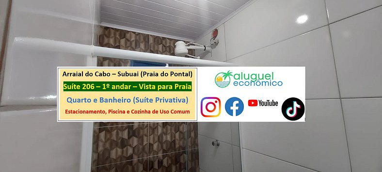 Subuai Village - Suite 206 - Arraial do Cabo - Economic Rent