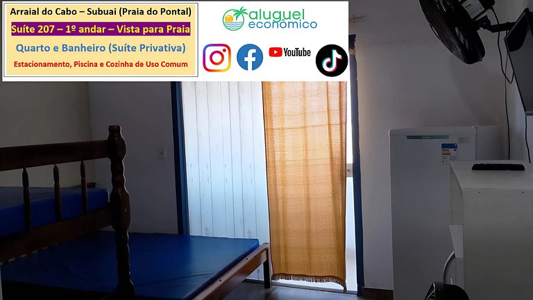 Subuai Village - Suite 207 - Arraial do Cabo - Economic Rent