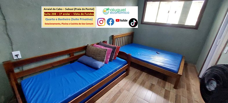 Subuai Village - Suite 208 - Arraial do Cabo - Alquiler Econ