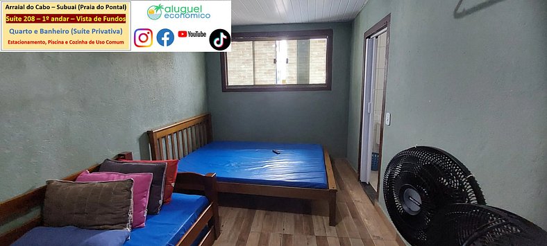 Subuai Village - Suite 208 - Arraial do Cabo - Economic Rent