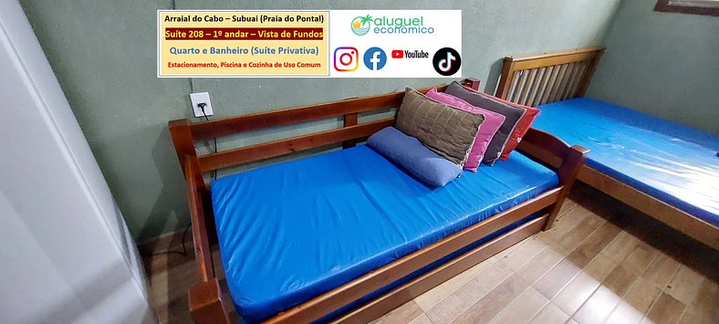 Subuai Village - Suite 208 - Arraial do Cabo - Economic Rent