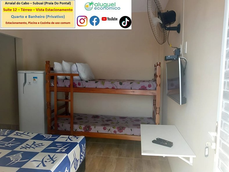 Subuail Village - Suite 12 - Arraial do Cabo - Economic Rent