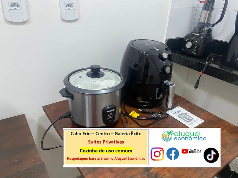 Suite 01 - Cabo Frio - Center - Galeria Êxito