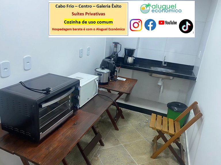 Suite 03 - Cabo Frio - Center - Galeria Êxito