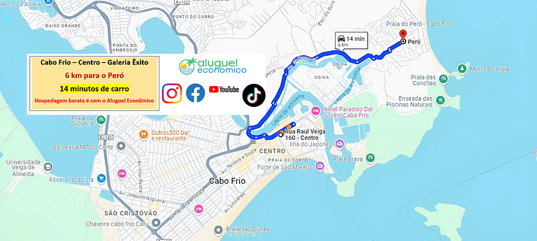 Suíte 03 - Cabo Frio - Centro - Galeria Êxito - Aluguel Econ