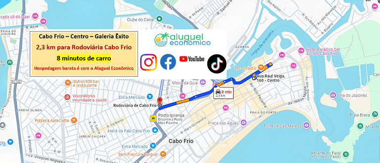 Suíte 03 - Cabo Frio - Centro - Galeria Êxito - Aluguel Econ