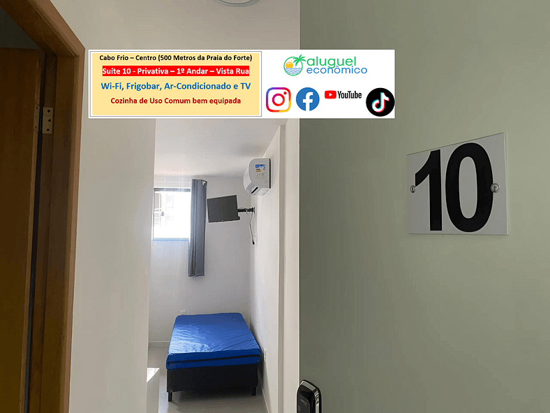 Suite 10 - Cabo Frio - Center - Galeria Êxito