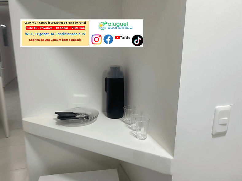 Suite 10 - Cabo Frio - Center - Galeria Êxito