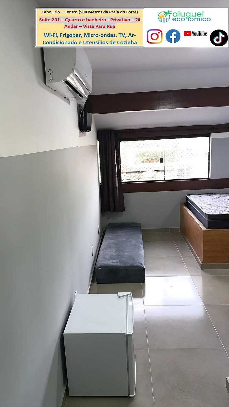 Suite 201 - Cabo Frio - Center - Galeria Êxito