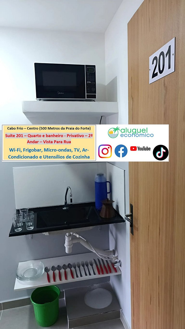 Suite 201 - Cabo Frio - Center - Galeria Êxito