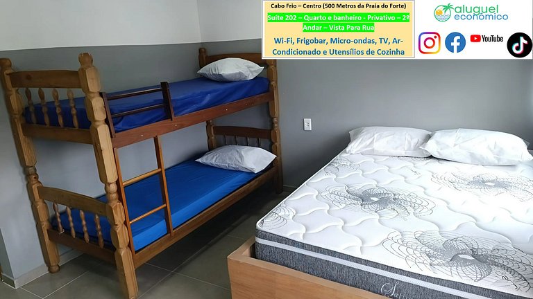 Suite 202 - Cabo Frio - Center - Galeria Êxito