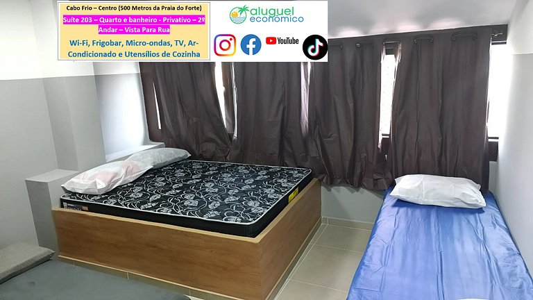 Suite 203 - Cabo Frio - Center - Galeria Êxito