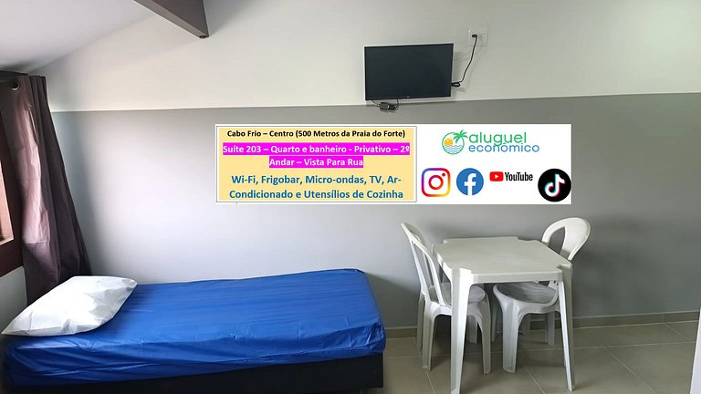 Suite 203 - Cabo Frio - Center - Galeria Êxito