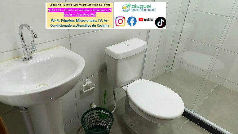 Suite 203 - Cabo Frio - Center - Galeria Êxito