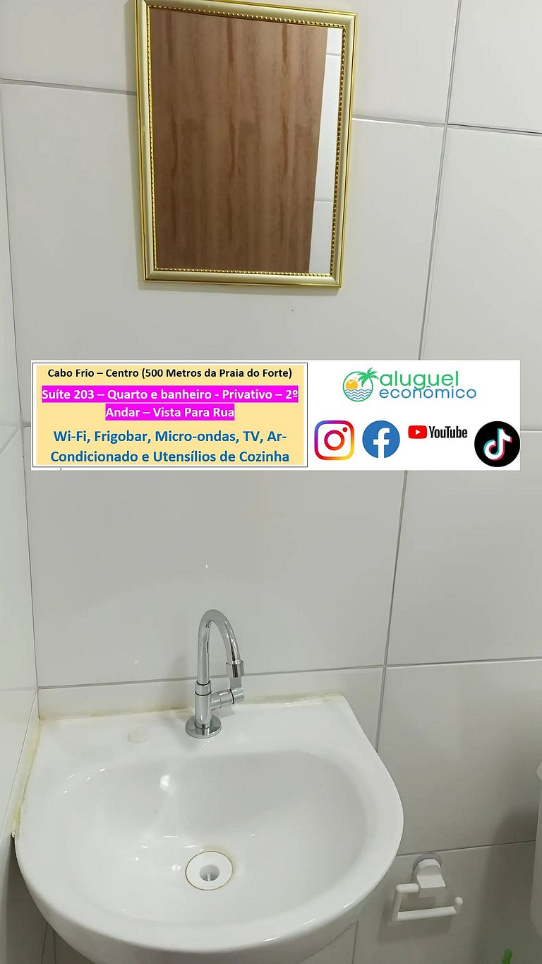 Suite 203 - Cabo Frio - Center - Galeria Êxito