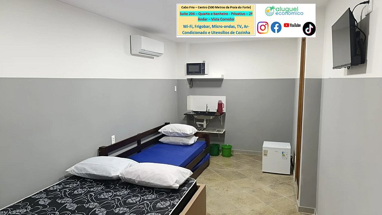 Suite 204 - Cabo Frio - Center - Galeria Êxito