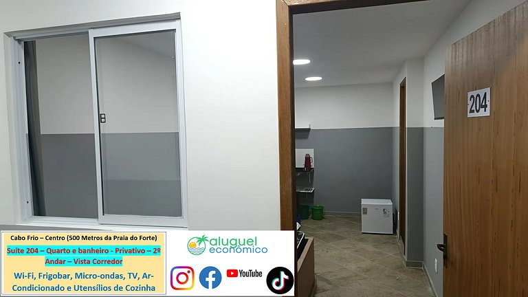 Suite 204 - Cabo Frio - Center - Galeria Êxito