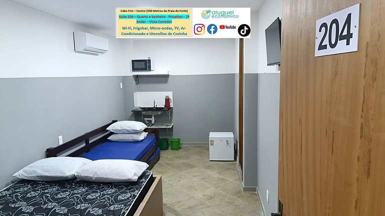 Suite 204 - Cabo Frio - Center - Galeria Êxito