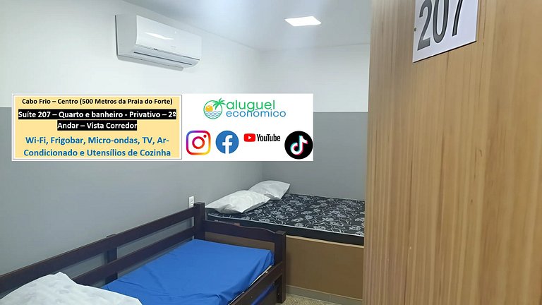 Suite 207 - Cabo Frio - Center - Galeria Êxito