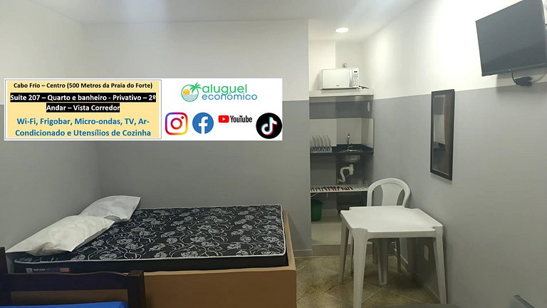 Suite 207 - Cabo Frio - Center - Galeria Êxito