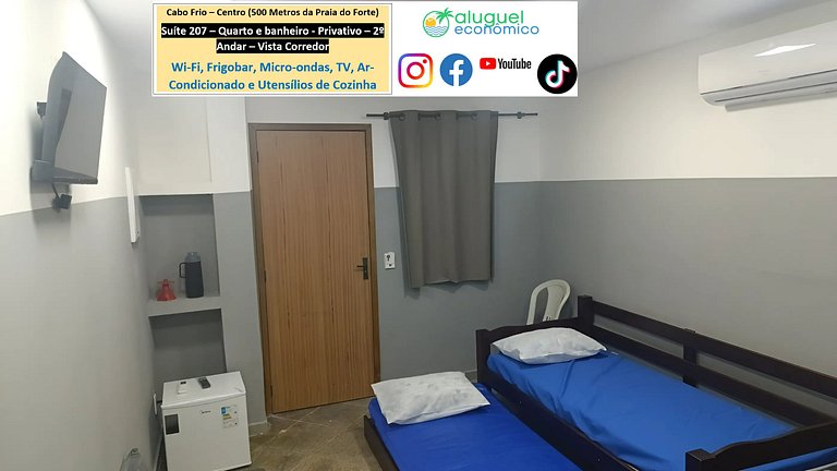 Suite 207 - Cabo Frio - Center - Galeria Êxito