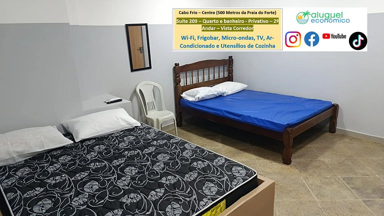 Suite 209 - Cabo Frio - Center - Galeria Êxito