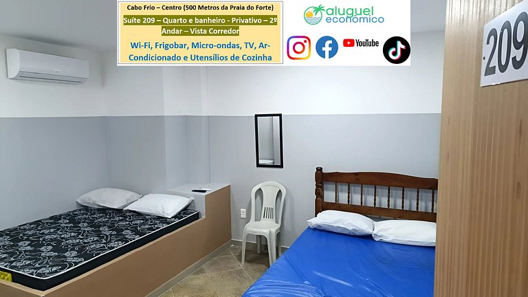 Suite 209 - Cabo Frio - Center - Galeria Êxito