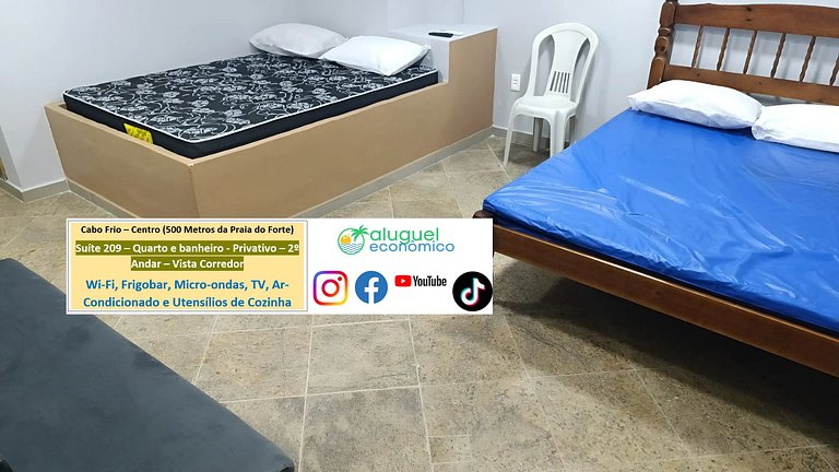 Suite 209 - Cabo Frio - Center - Galeria Êxito