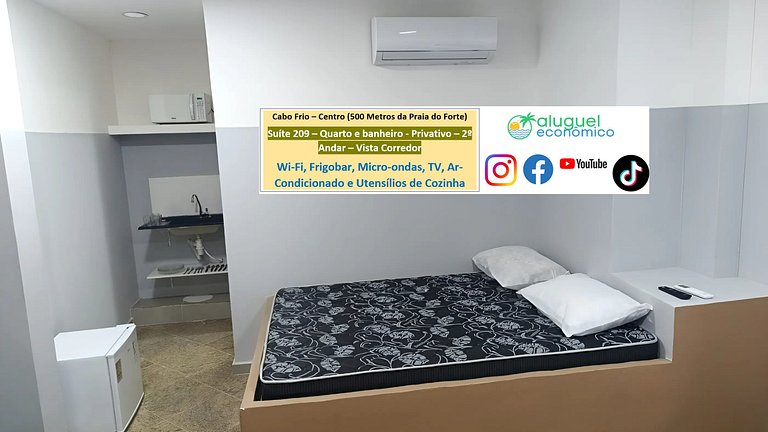 Suite 209 - Cabo Frio - Center - Galeria Êxito