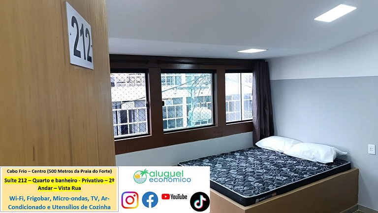 Suite 212 - Cabo Frio - Center - Galeria Êxito