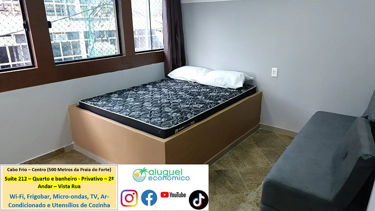 Suite 212 - Cabo Frio - Center - Galeria Êxito