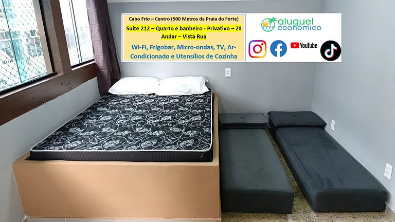 Suite 212 - Cabo Frio - Center - Galeria Êxito