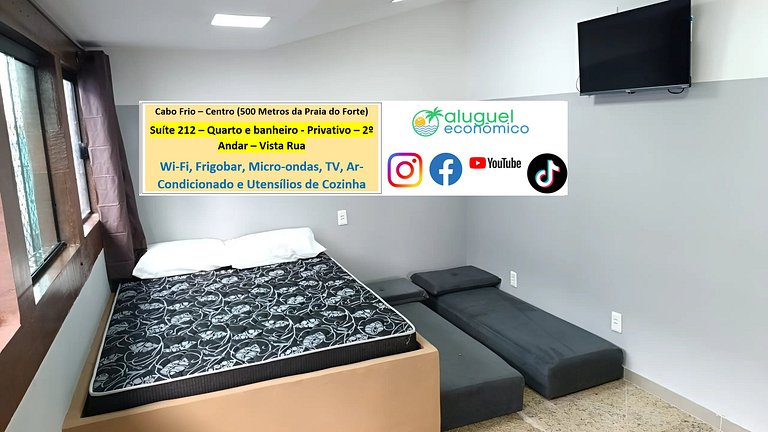 Suite 212 - Cabo Frio - Center - Galeria Êxito