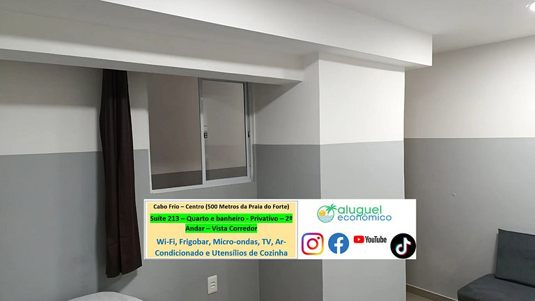 Suite 213 - Cabo Frio - Center - Galeria Êxito