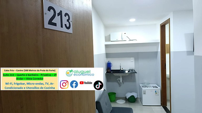 Suite 213 - Cabo Frío - Centro - Galería Êxito