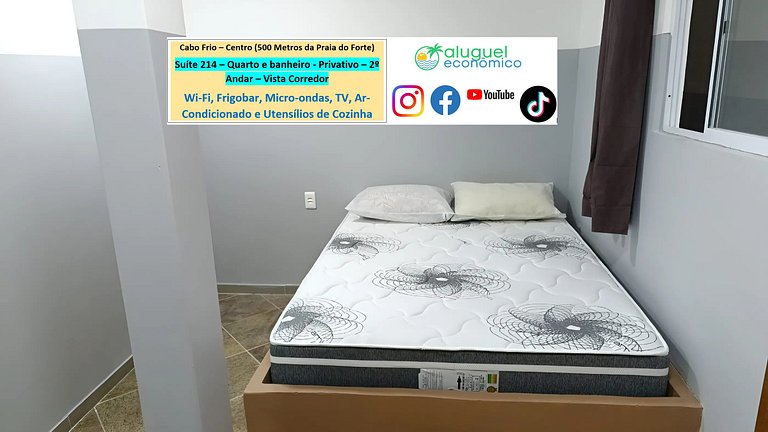 Suite 214 - Cabo Frio - Center - Galeria Êxito