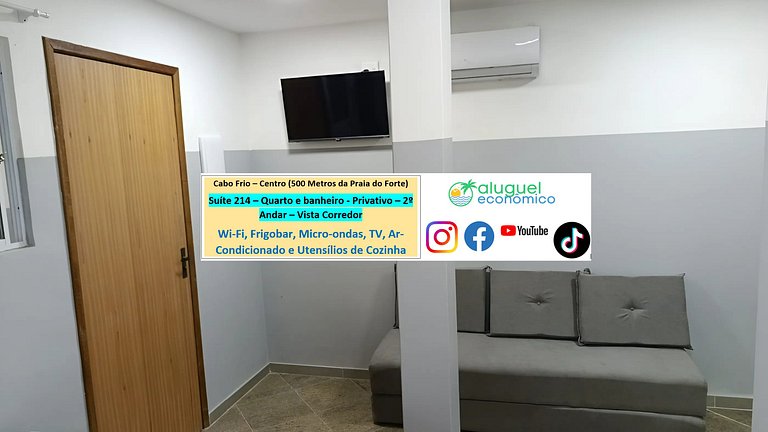 Suite 214 - Cabo Frio - Center - Galeria Êxito