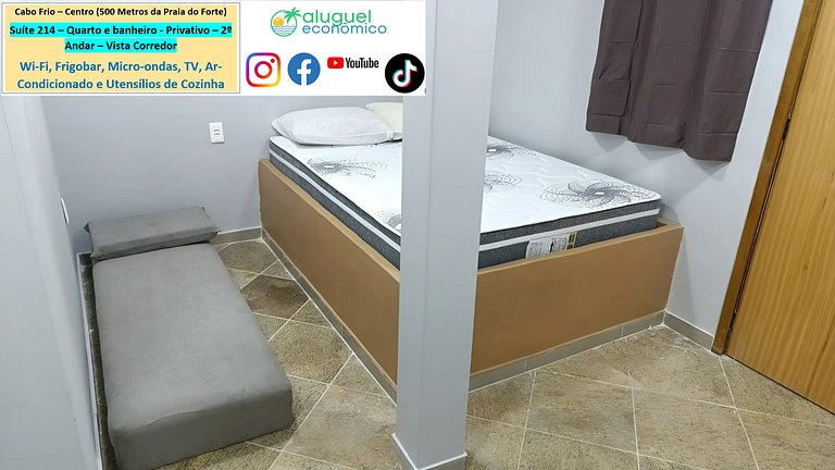 Suite 214 - Cabo Frio - Center - Galeria Êxito