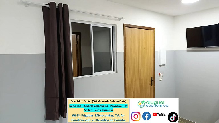 Suite 214 - Cabo Frio - Center - Galeria Êxito