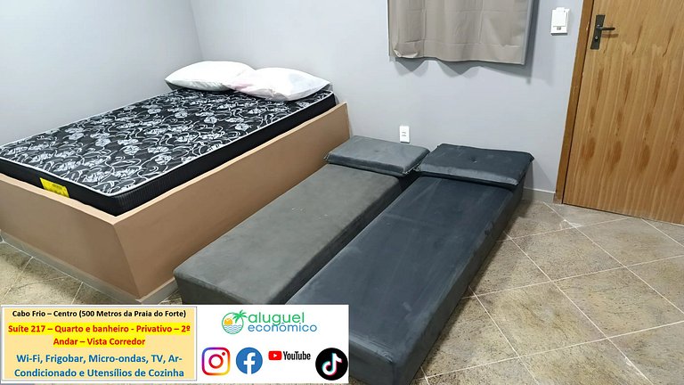 Suite 217 - Cabo Frio - Center - Galeria Êxito