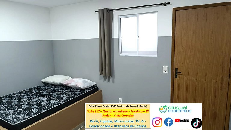 Suite 217 - Cabo Frio - Center - Galeria Êxito